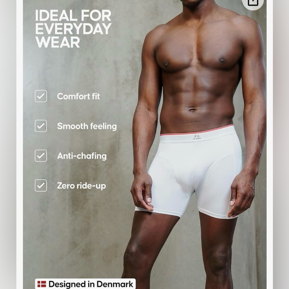 Danish Endurance Bamboo Trunk(6 pack) NWT Size US M